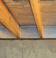 SilverGlo™ insulation installed in a floor joist in Glenwood Springs