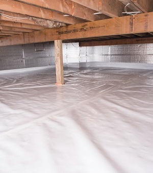 Installed crawl space insulation in Buena Vista
