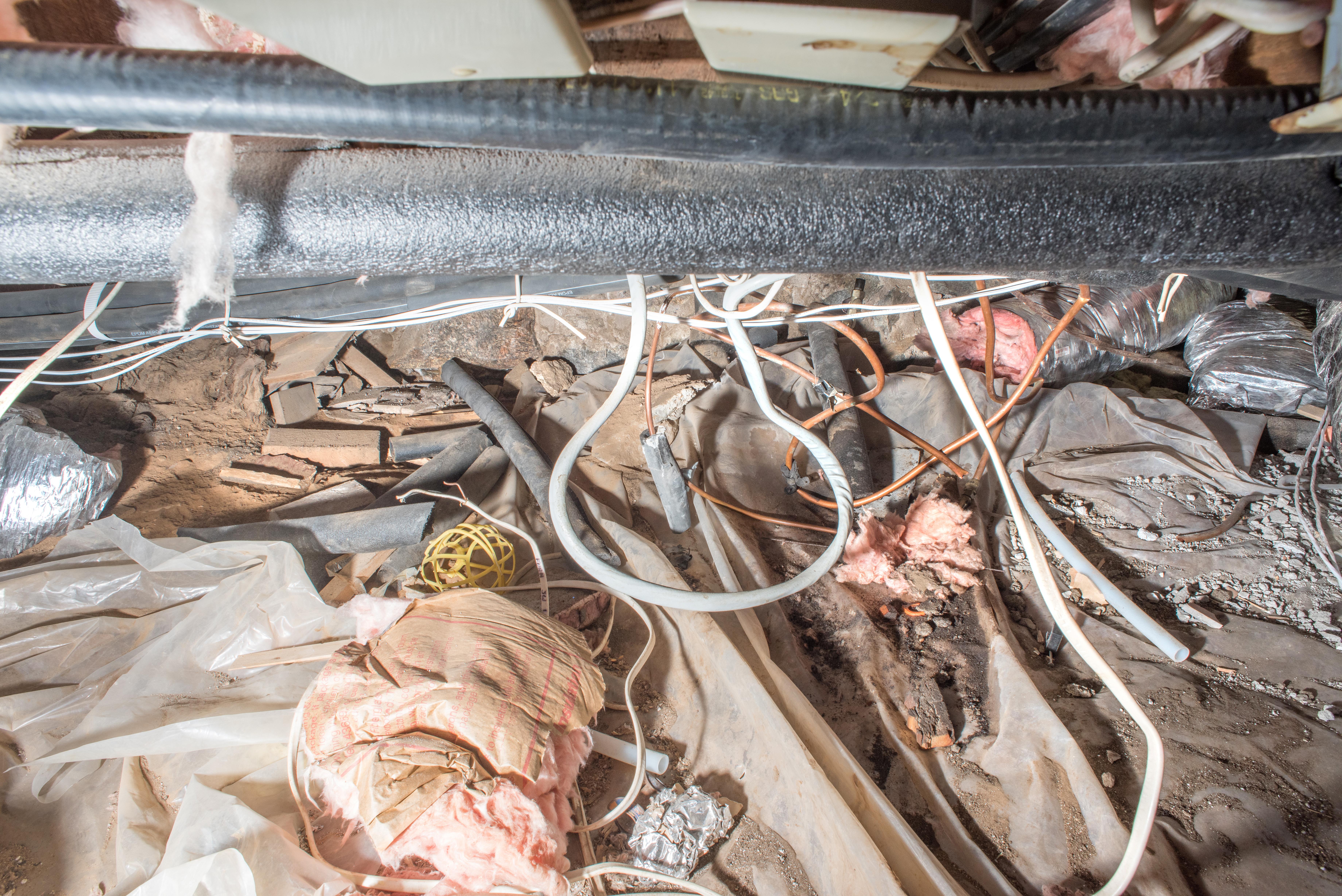 Nasty crawl space in Vail