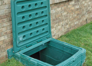 lockable crawl space access door installed in Breckenridge