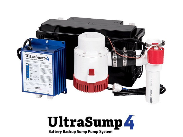 a battery backup sump pump system in Leadville