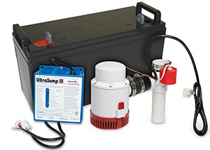 a battery backup sump pump system in Leadville